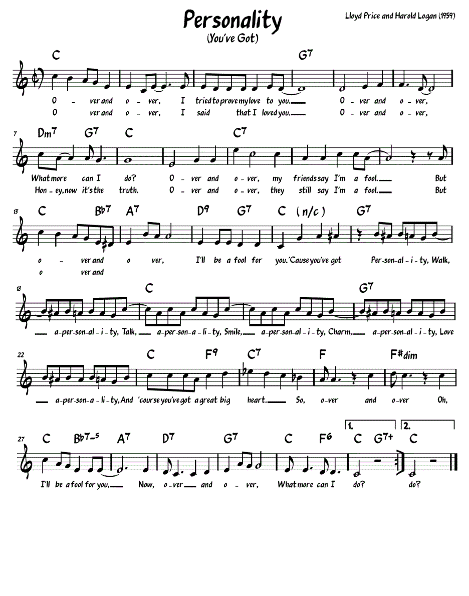 Sheet Music